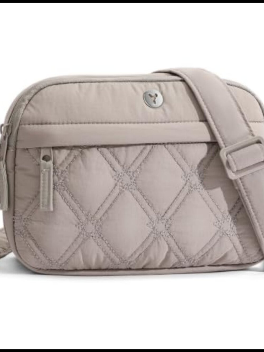 Small Lightweight RFID Crossbody Bag Nylon Water-Resistant Puffer Purse